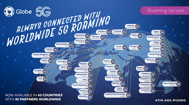 网络通讯-Globe将5G漫游服务扩展到荷兰、巴林、新西兰(1)