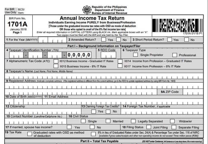 生活攻略-如何在菲律宾提交所得税申报表(5)