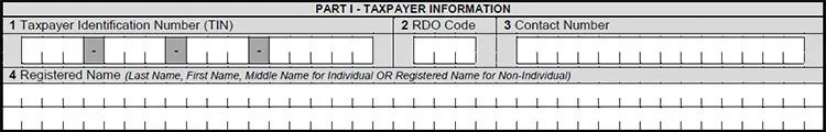 生活攻略-菲律宾如何填写 BIR 表格 1905 以更改或更新您的纳税人信息(2)