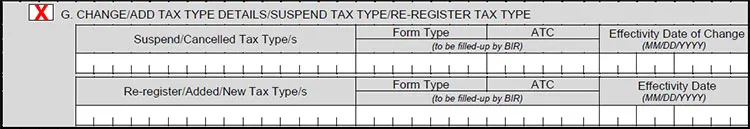生活攻略-菲律宾如何填写 BIR 表格 1905 以更改或更新您的纳税人信息(10)
