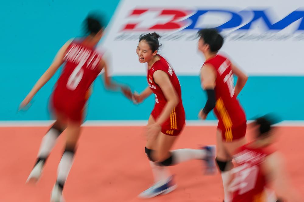 快讯-中国女排亚洲杯半决赛对阵泰国女排(1)