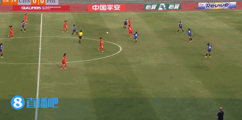 快讯-好射术！霍悦欣小角度劲射死角破门，中国U20女足1-0领先菲律宾(1)