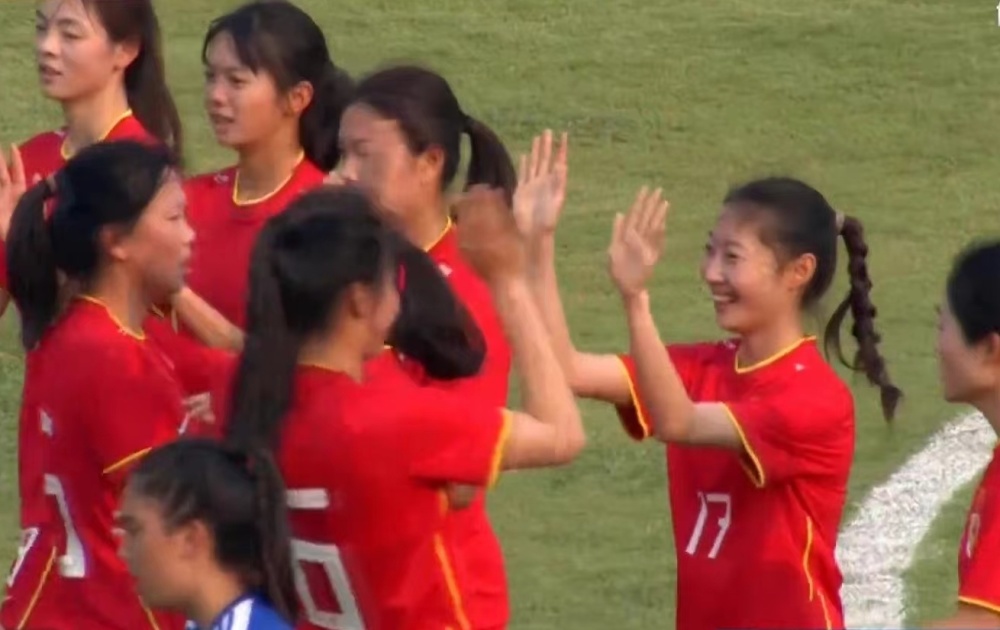 快讯-U20女足亚洲杯预赛：中国6-0狂扫菲律宾 霍悦欣梅开二度(1)