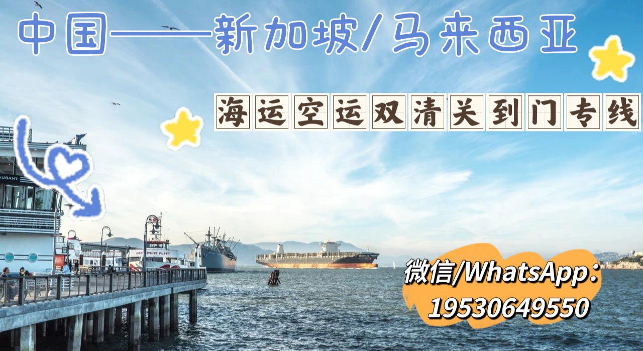 中国——新加坡 / 马来西亚海运空运双清关派送到门物流