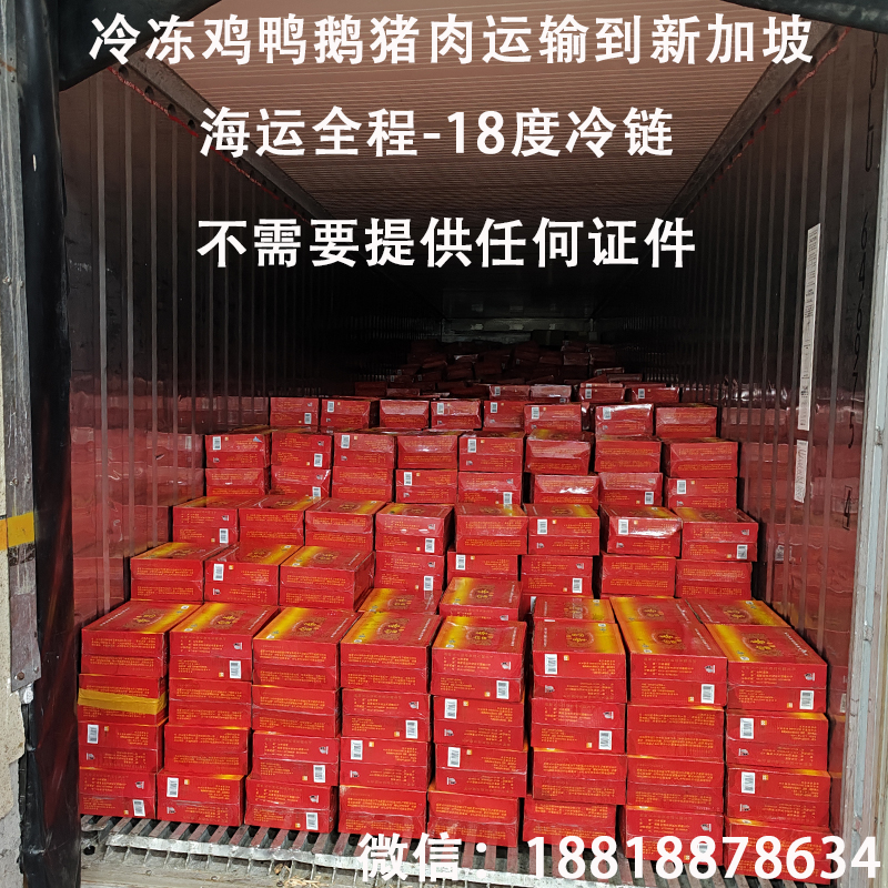 空运海运-中国冷冻食品进口新加坡有哪些要求？(1)