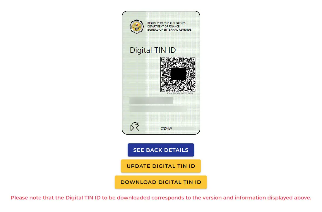 生活攻略-如何从菲律宾 BIR 获取数字 TIN ID(20)