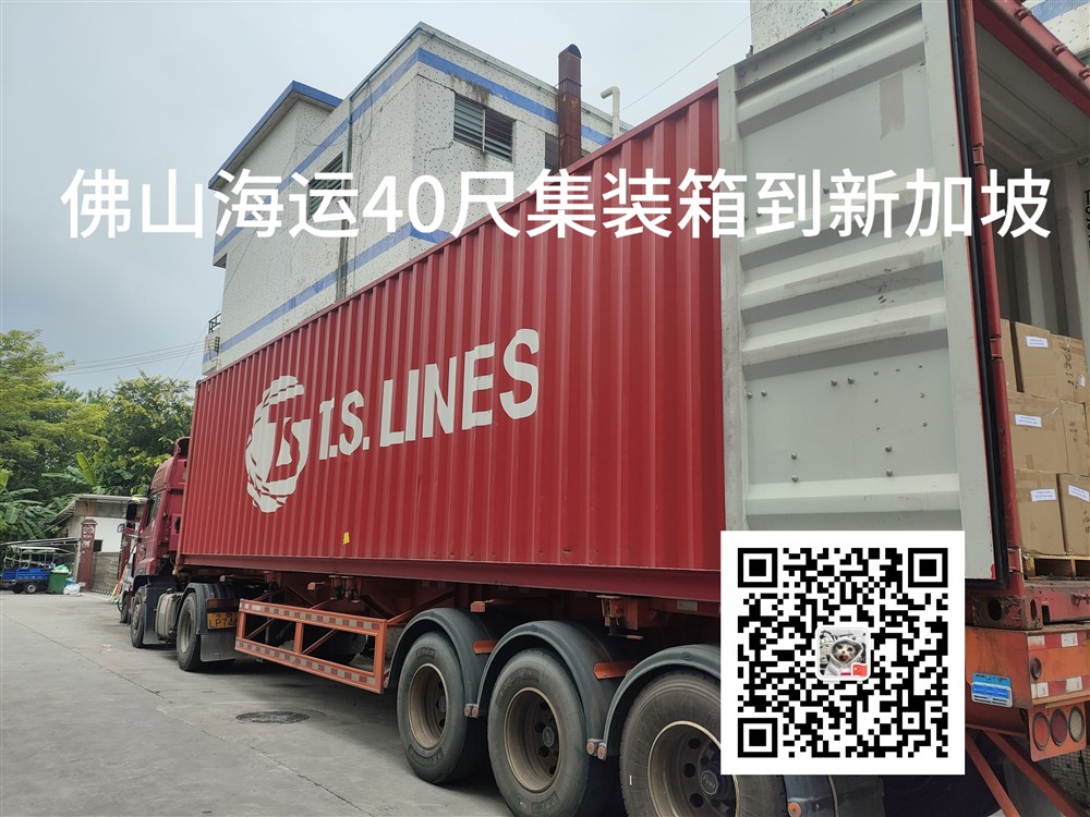 空运海运-从中国佛山到新加坡整柜海运双清门到门订舱操作流程(2)