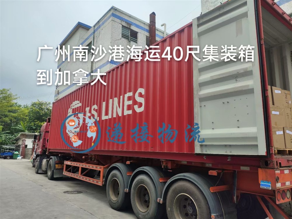 空运海运-从广州到加拿大整柜海运双清门到门订舱操作流程(2)