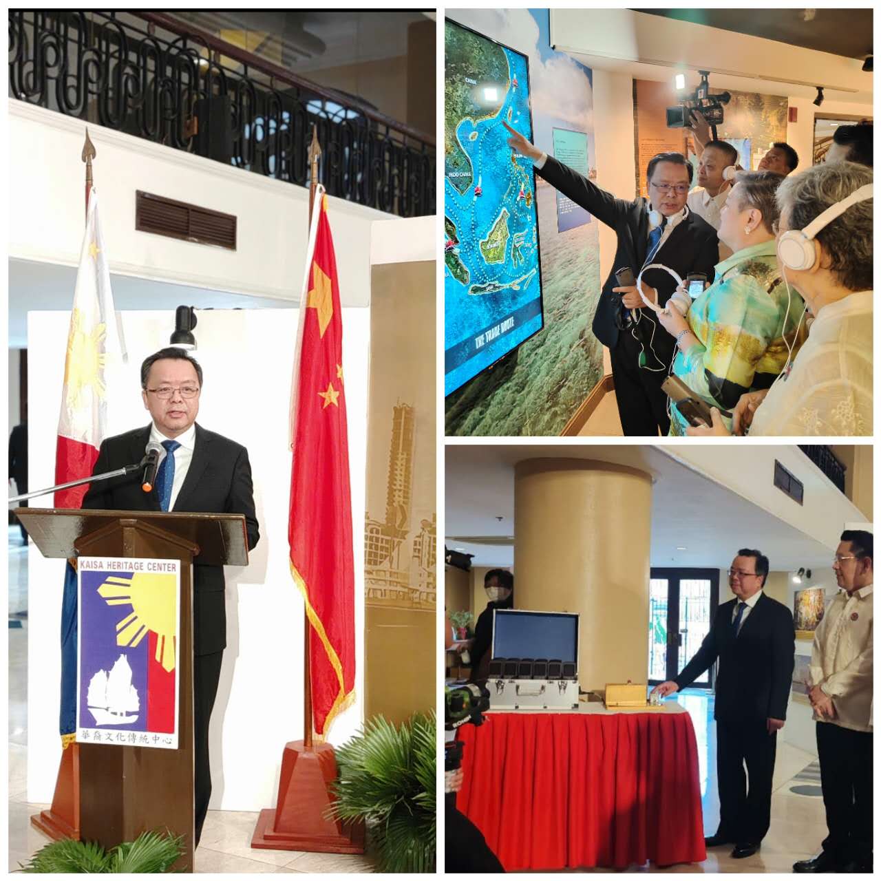马尼拉领事馆通告-黄溪连大使与菲律宾候任外长拉扎罗共同出席庆祝中菲建...(2)