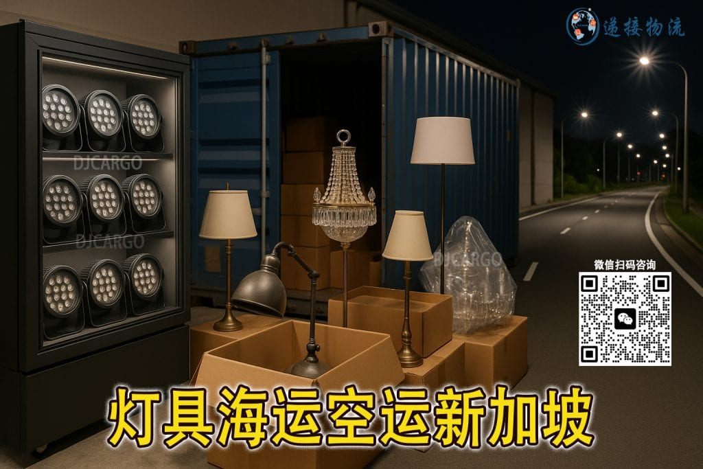 空运海运-灯具直达新加坡：递接物流提供拼箱、整柜海运及空运服务(1)