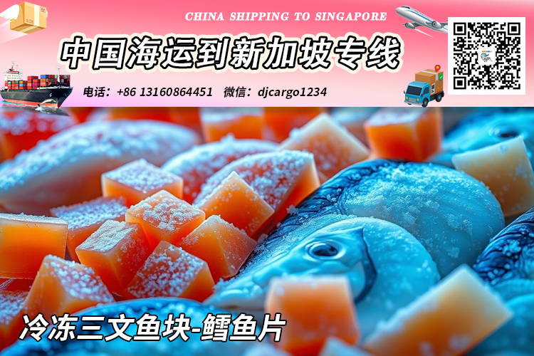 空运海运-【全程冷链】冷冻三文鱼块-鳕鱼片冷冻柜海运到新加坡(1)