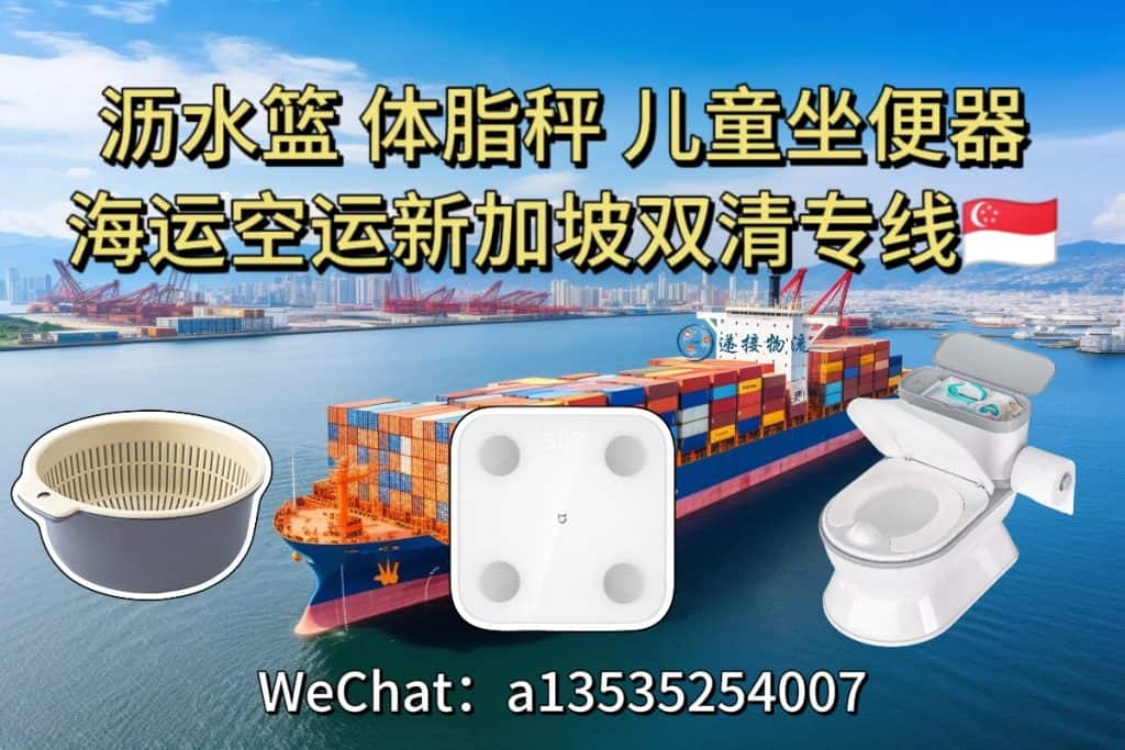 空运海运-厨房沥水篮、体脂秤、儿童坐便器海运到新加坡(1)