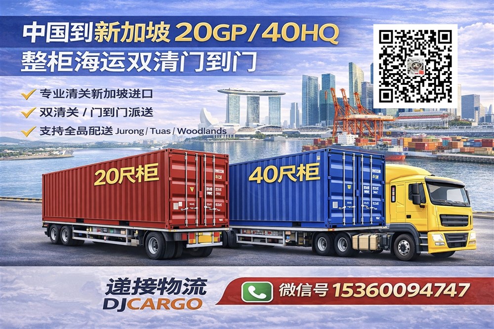 空运海运-中国到新加坡20GP/40HQ整柜海运双清门到门流程和费用(1)