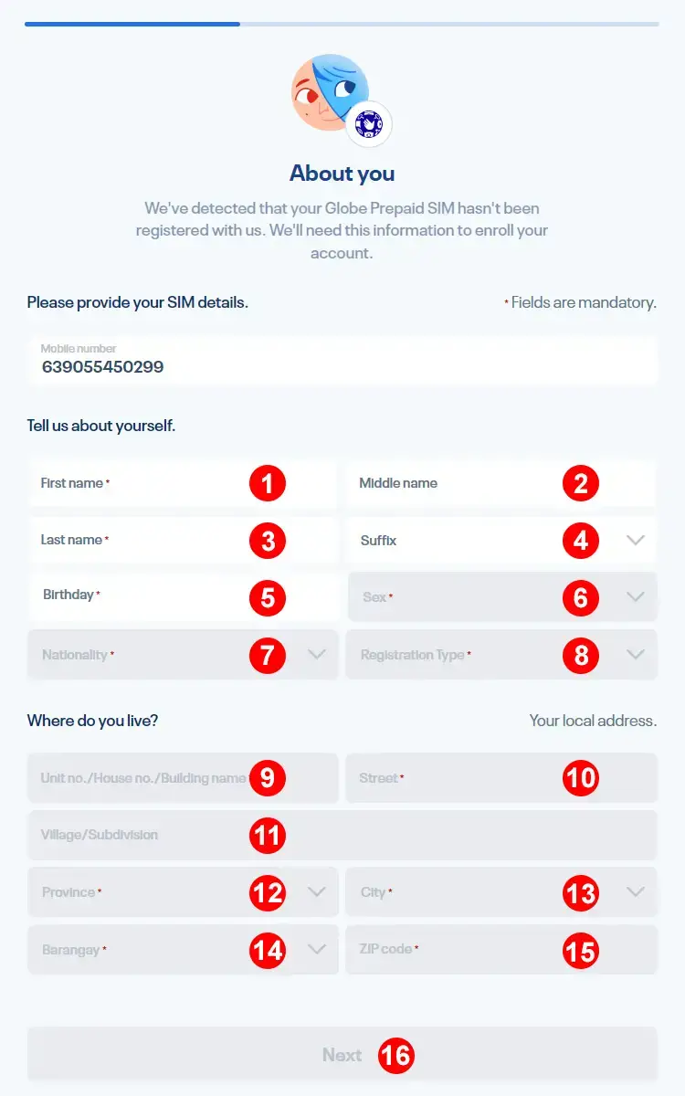 生活攻略-菲律宾Globe实名认证过程(4)