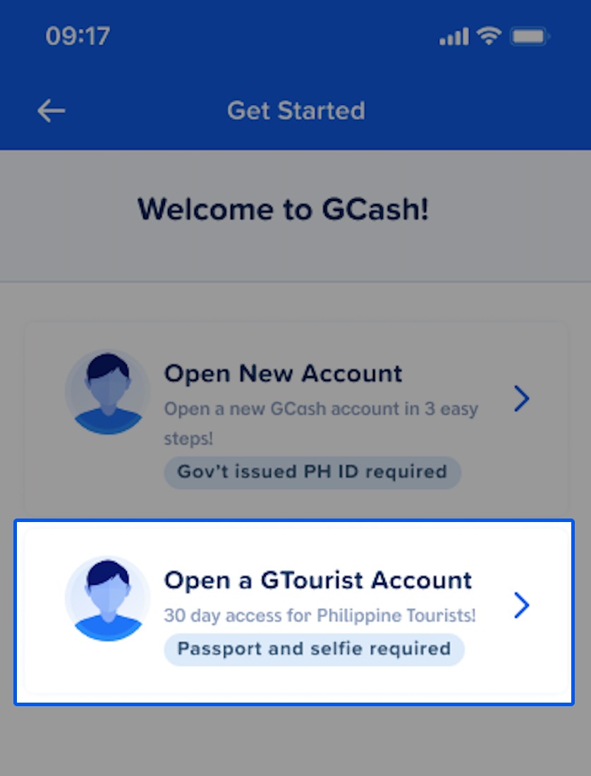 生活攻略-如何在GCash上创建GTourist账户(1)
