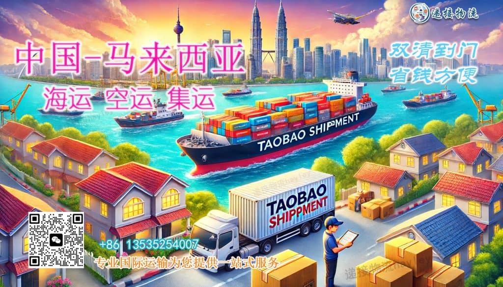 空运海运-淘宝礼盒包装盒海运马来西亚商店双清包税到门(1)