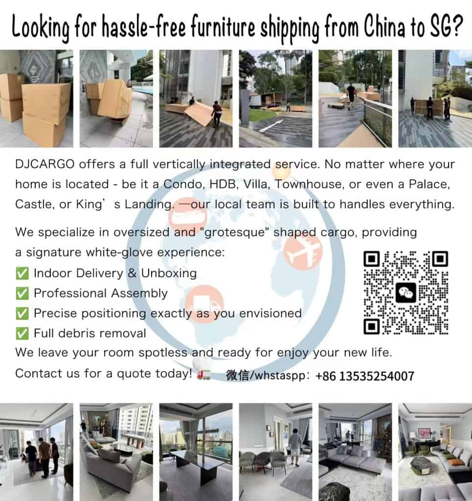 空运海运-广州发40尺柜家具到新加坡多少钱？双清门到门全解析(2)