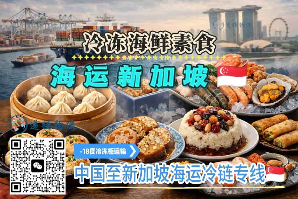 空运海运-江浙沪冷冻素食/海鲜双清到门直送新加坡｜-18℃冷链(1)