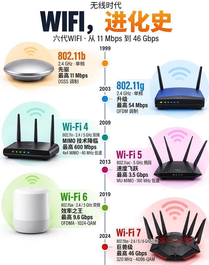 网络通讯-Wi-Fi 技术已经走过了漫长的发展历程！(1)