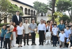 黄溪连大使和姚明共同出席菲律宾总统府篮球慈善活动