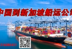 【中国海运到新加坡】广州/深圳整柜海运到新加坡双清到门